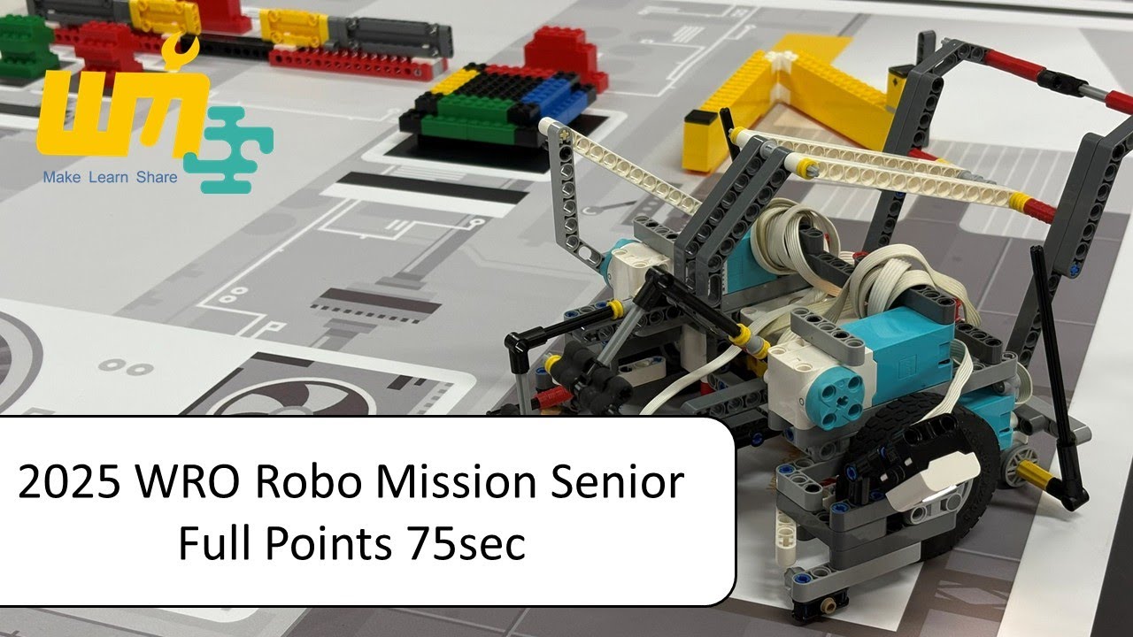 2025 WRO Robo Mission Senior 158P 75S and BORNEO-IRT Robot Reveal | WeMaker