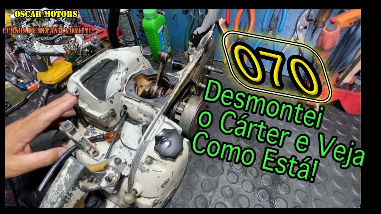 Stihl 070 Desmontei o Cárter e Veja o Que Encontrei!