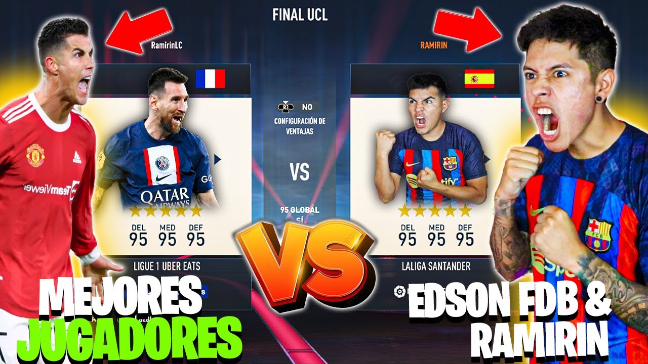 LA FINAL mas ÉPICA DE CHAMPIONS *MEJORES JUGADORES vs EDSON FDB & RAMIRIN*😱¡PARTIDO DEFINITIVO!