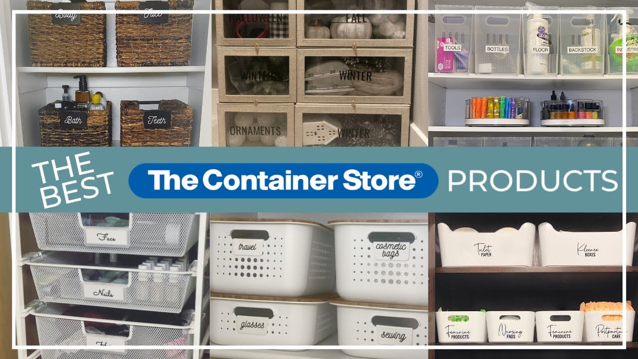 THE CONTAINER STORE'S BEST ORGANIZING PRODUCTS // My Favorite Container Store Organizers