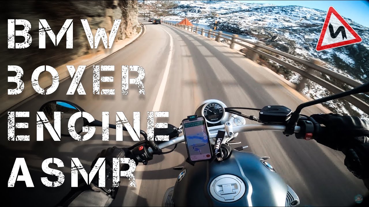 BMW BOXER ENGINE ASMR | RniteT SCRAMBLER | Snow Ride ❄️ [4K RAW Onboard]