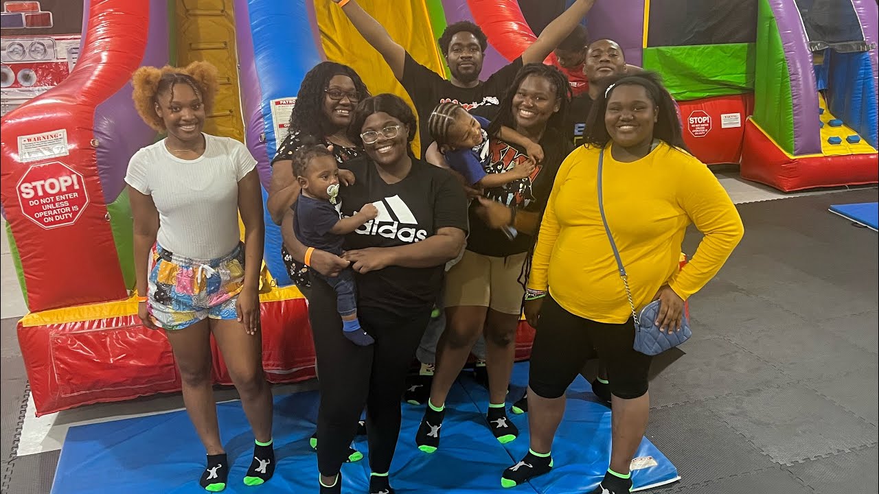 Flip zone trampoline |Brunswick Adventures |Gbaby 3rd birthday party