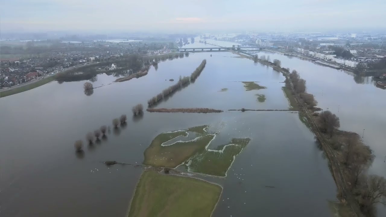 Hoog water Zutphen (december 2023)