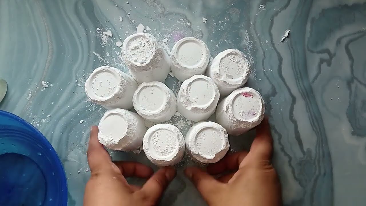 Unpolished PlainJane cylinder shapes|homemade gym chalk|subscribe plz