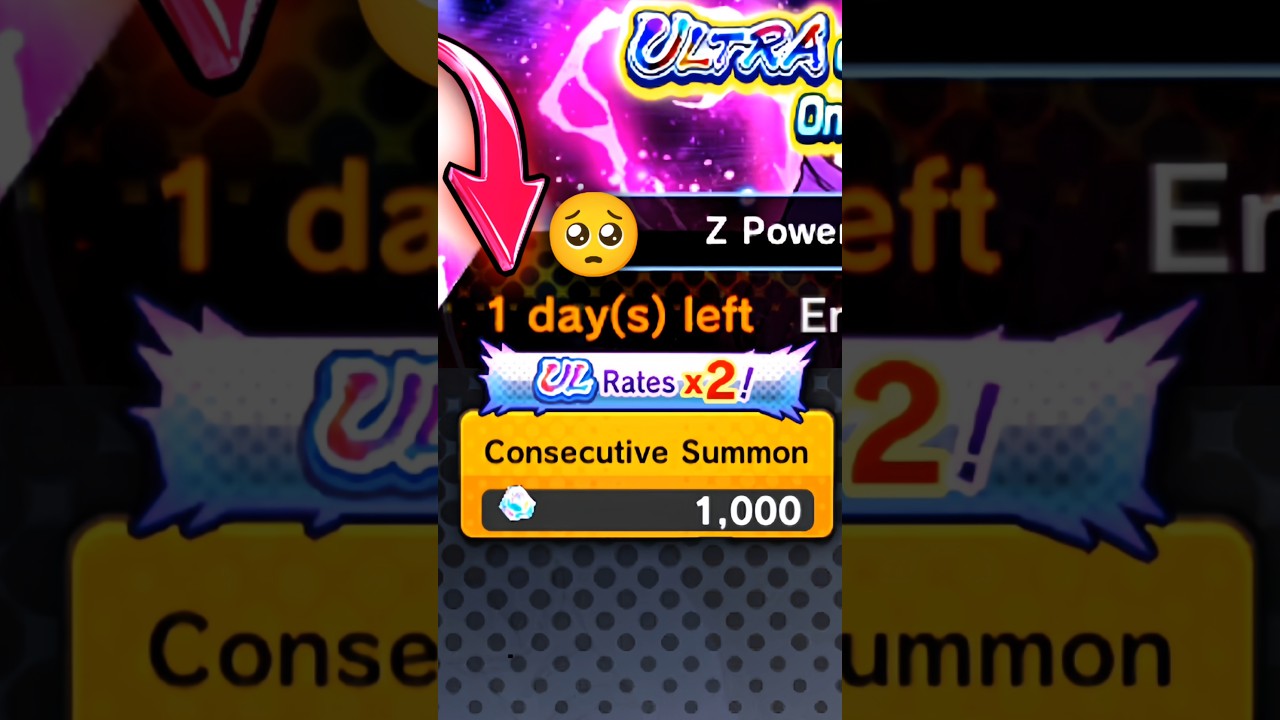 GOODBYE SUMMON😭FINAL 1K CC FOR ULTRA BEAST GOHAN! #dblegends #shorts