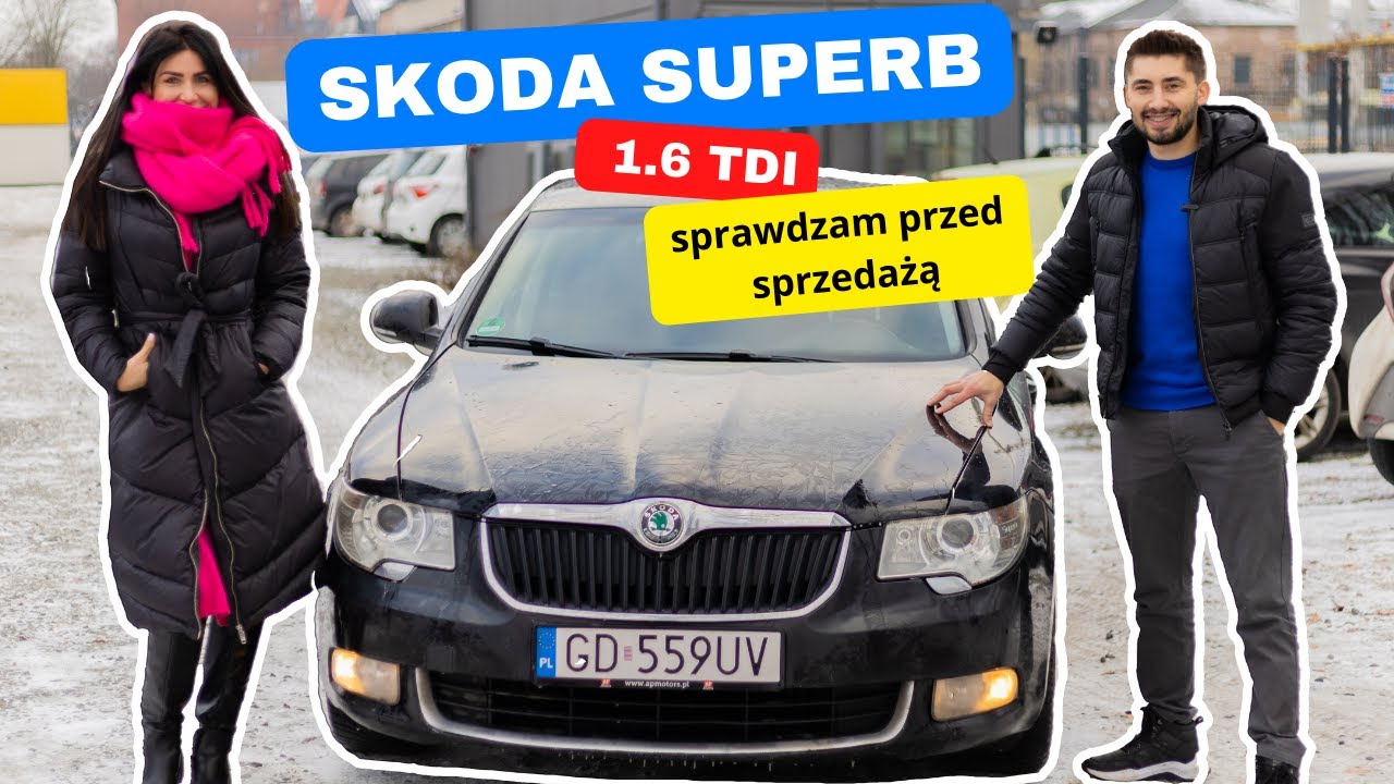Skoda SUPERB 1.6 TDI, 2012 rok SPRAWDZAM przed SPRZEDAŻĄ