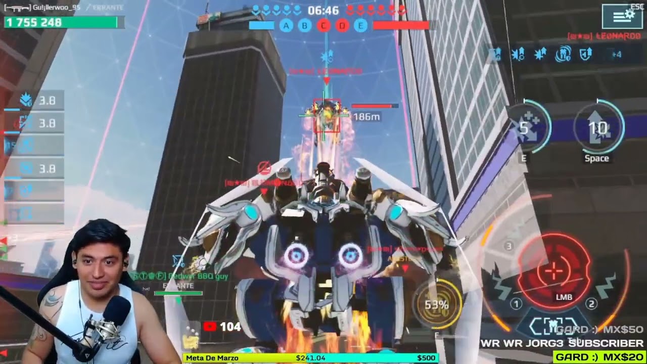 EL MEJOR TITAN DE TODOS (LUCHADOR) (36.6 MILLONES DE DAÑO) - UPDATE 9.9 *WAR ROBOTS* | Guillerwoo_95