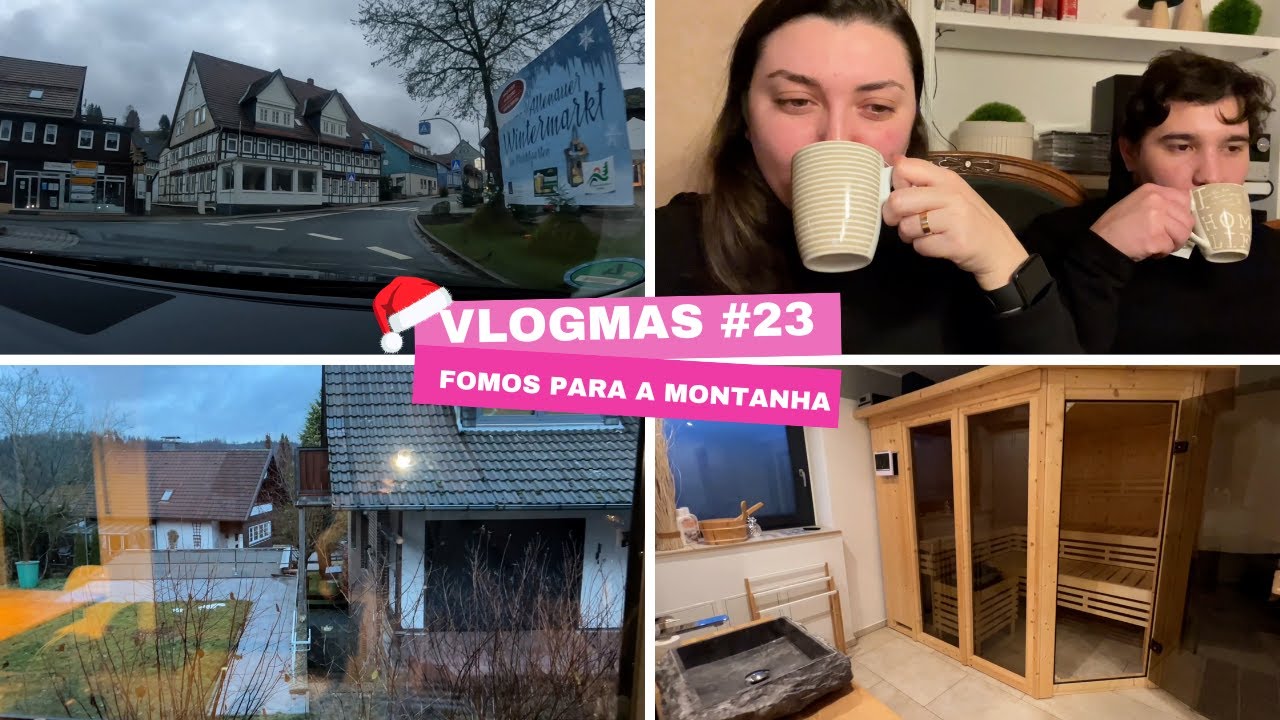 FOMOS PARA A MONTANHA NA ALEMANHA - AIRBNB NO HARZ #VLOGMAS23