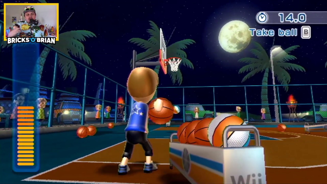 Hitting the Basketball Court! - Wii Sports Resort with Bricks 'O' Brian!