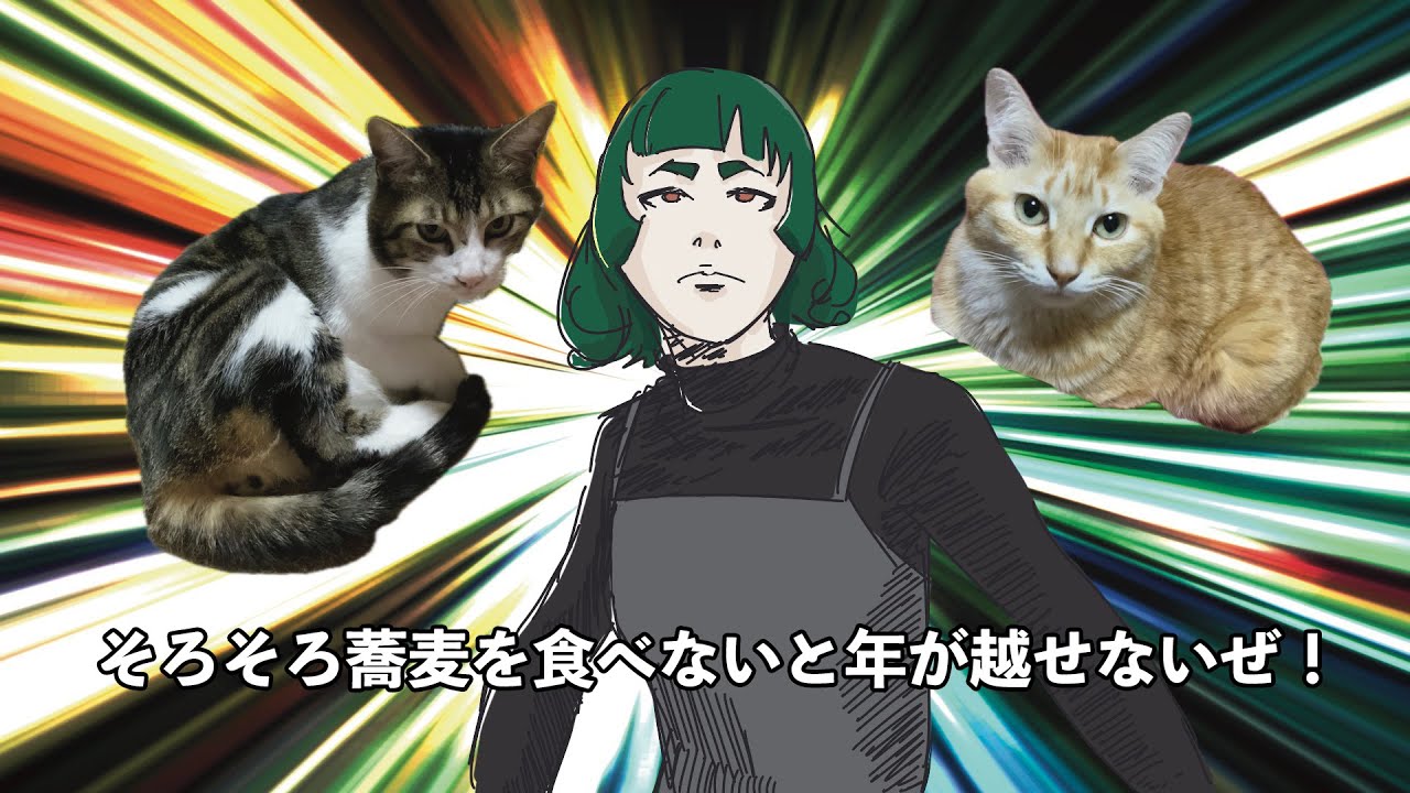 【大晦日】そろそろ蕎麦を食べないと年が越せないぜ！【猫を吸う人】