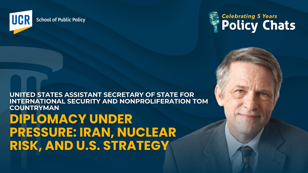 Diplomacy Under Pressure: Iran, Nuclear Risk, and U.S. Strategy
