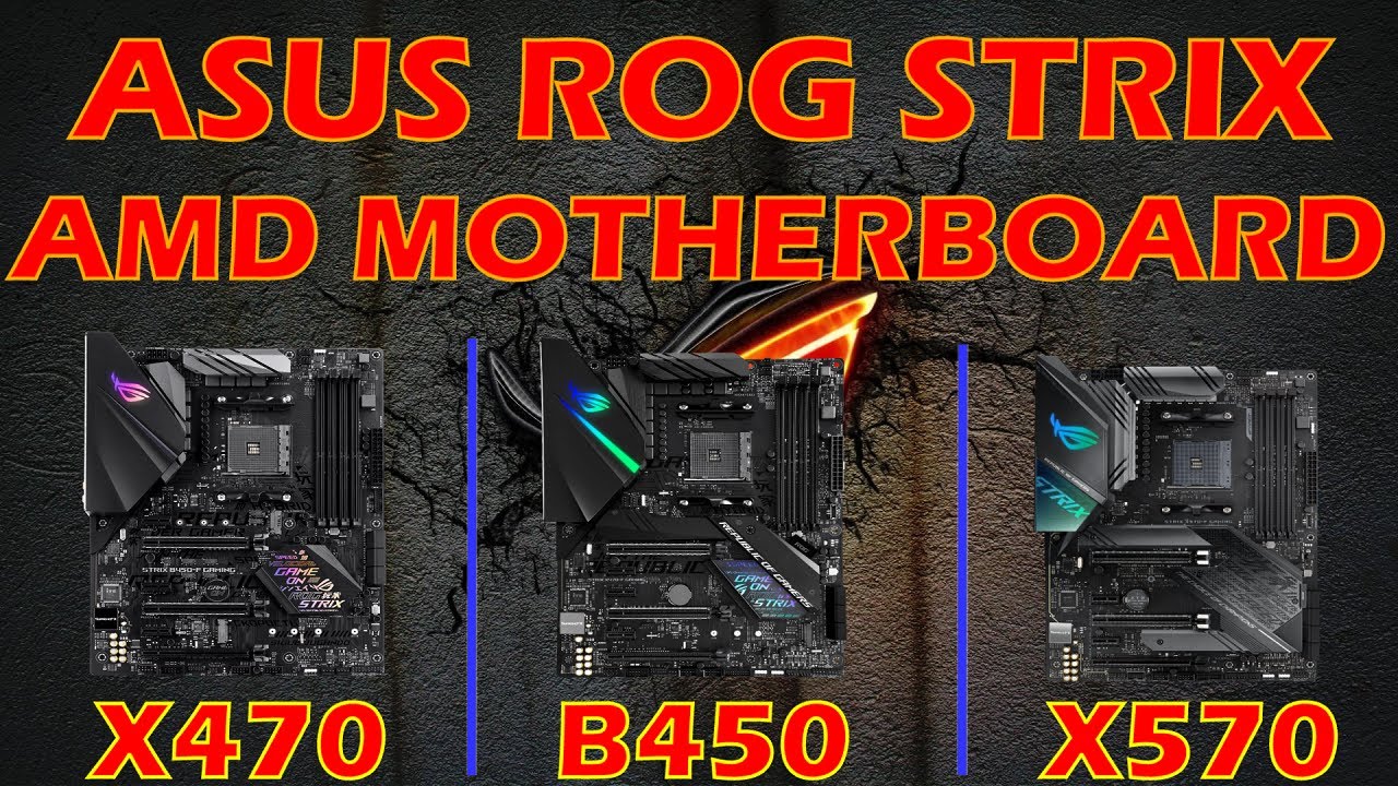X470 vs B450 vs X570 | ASUS ROG STRIX AMD Motherboard | Any Difference in PC Gameplay?