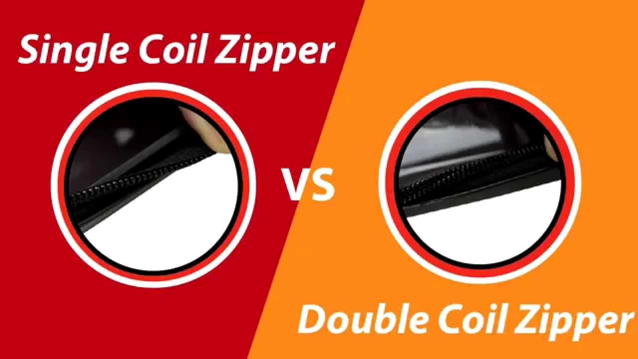 Luggage Zippers - Single Coil Zipper vs Double Coil Zipper
