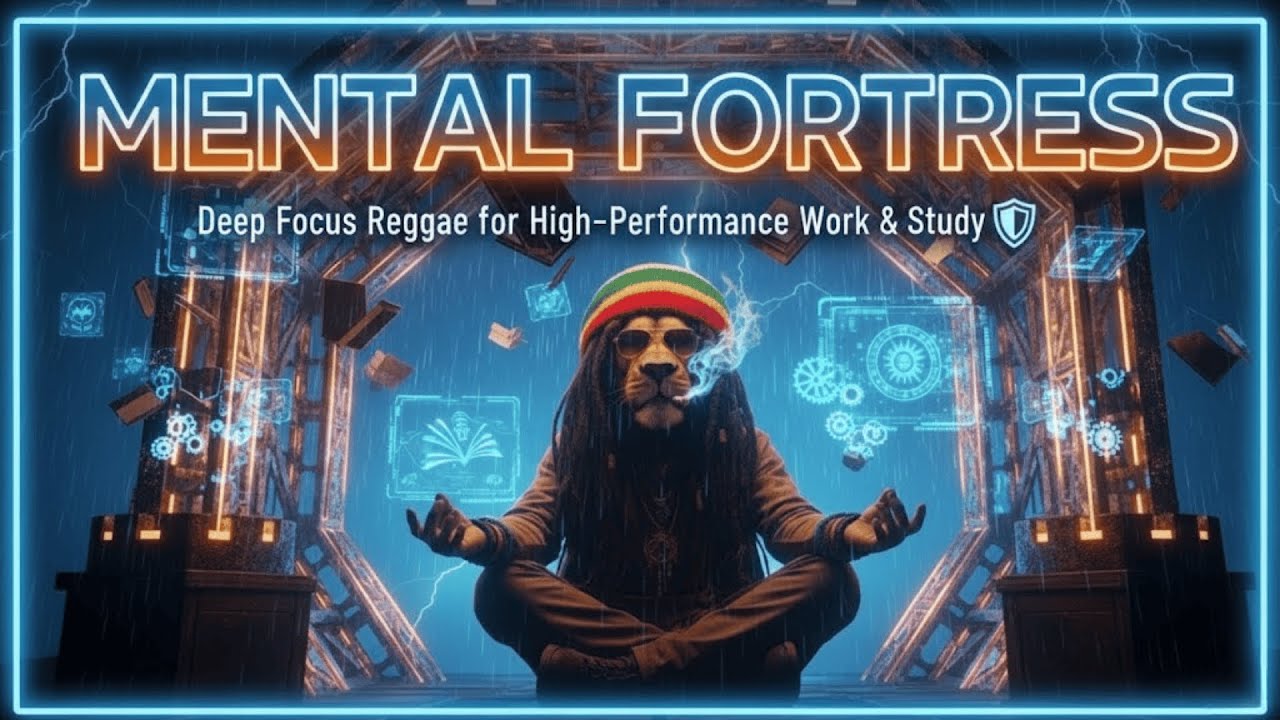 MENTAL FORTRESS | Deep Focus Reggae for High-Performance Work & Study 🦁