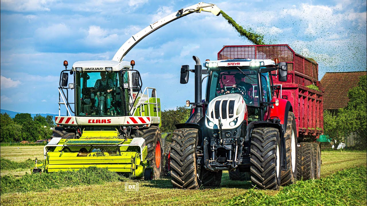 😎 Senáže vojtěšky 2021 - Alfalfa Silage | 💚 Claas Jaguar 850, Case IH & Steyr ❤️ |