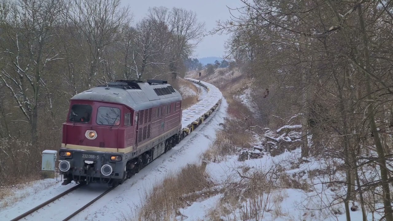 Br 232 aus Blankenburg Harz kurz vor Langenstein