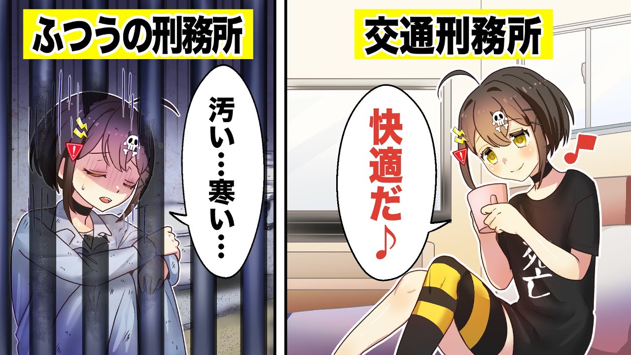 交通刑務所に入るとどうなるのか？【アニメ】【漫画動画】
