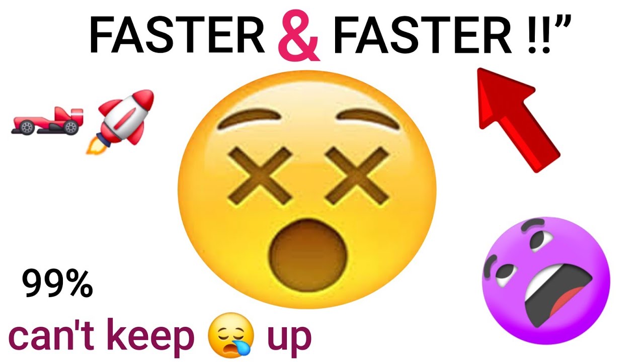 This Video Gets Faster and Faster (99% CAN'T Keep Up!)
