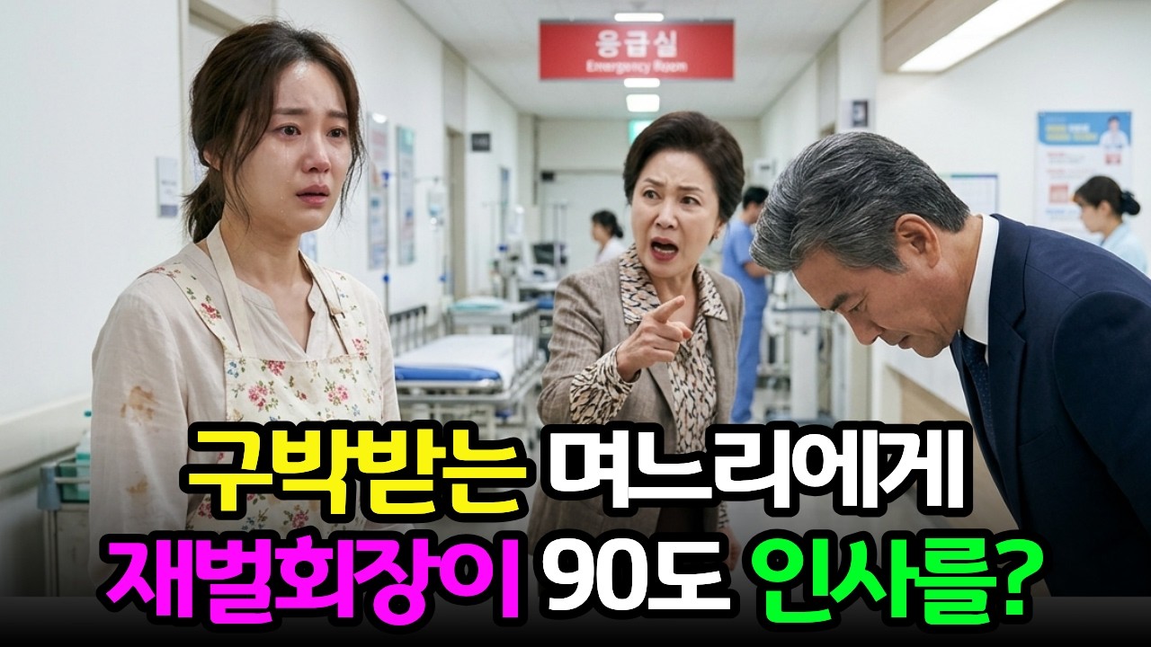 설날에 며느리 하녀 취급하던 시어머니 재벌 회장이 90도 인사하니 시댁이 뒤집어 지는데