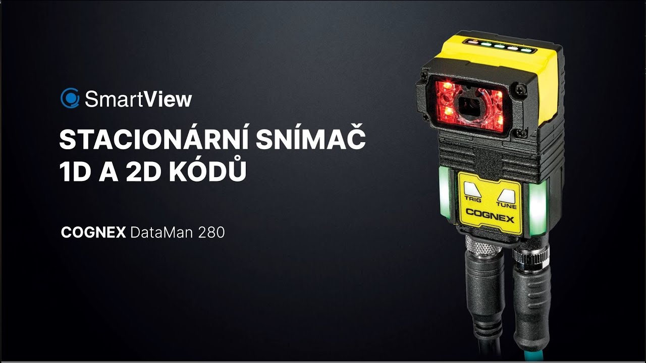 Nová čtečka kódů DataMan 280 - prémiová technologie v malém provedení *Fixed Mount Barcode Reader *