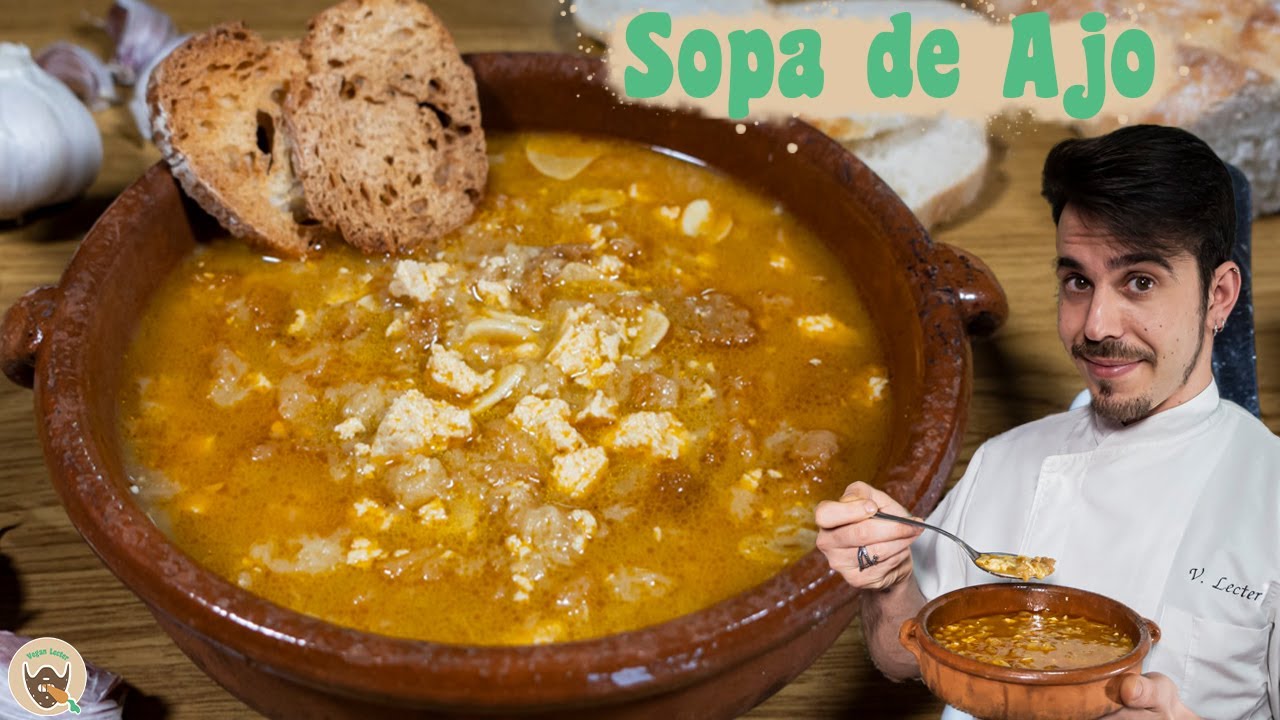 SOPA de AJO | SOPA CASTELLANA VEGANA