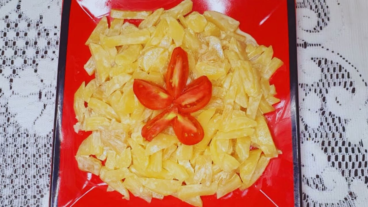 PAPAS CON PIÑA - ENSALADA / RECETA FACIL Y RAPIDA #receta #facil #rapida