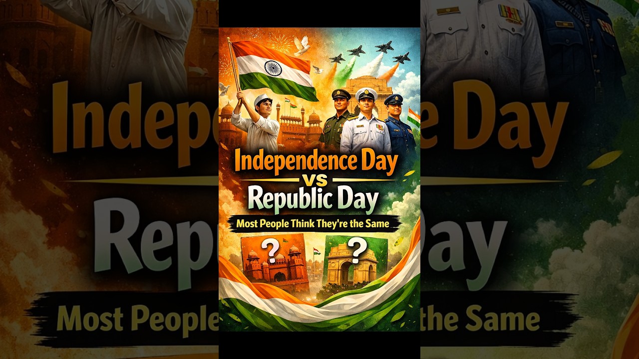Independence Day vs Republic Day | Most People Think They’re the Same 