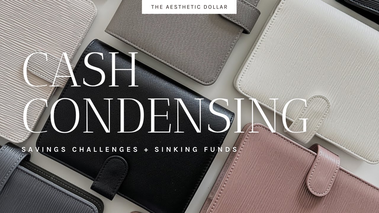 Cash Condensing | $4,500 | Savings Challenges + Sinking Funds | Cash Stuffing for Beginners