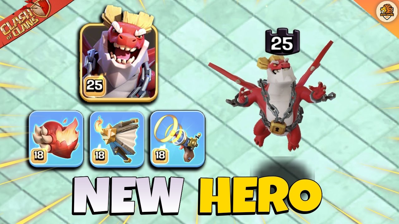 UPDATE Tướng Mới - Công Tước Rồng Cực Mạnh Trong Clash of clans | Akari Gaming