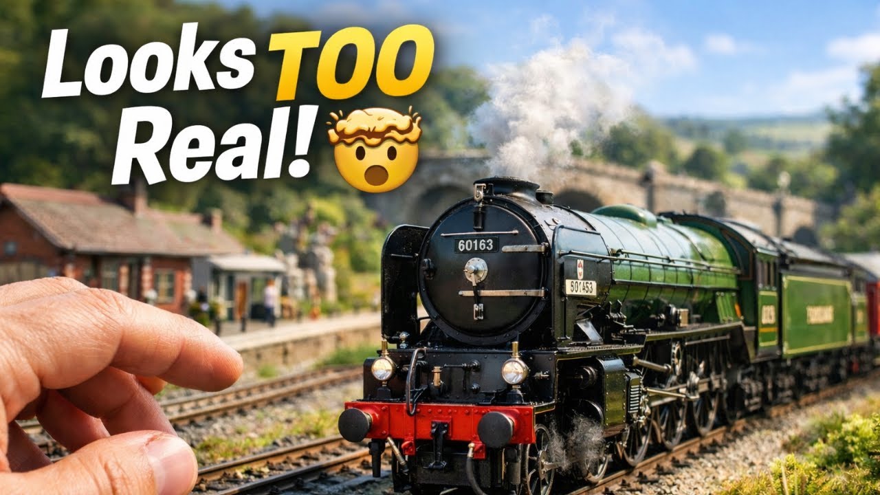 This Tiny Train Set Looks TOO Real 🚆✨ – Miniature Hornby in Motion