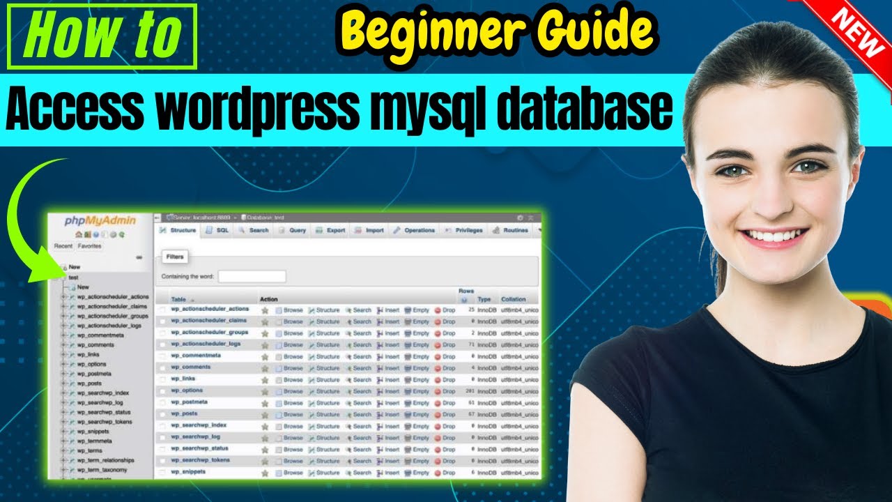 Как получить доступ к базе данных WordPress MySQL в 2026 году | Полное руководство