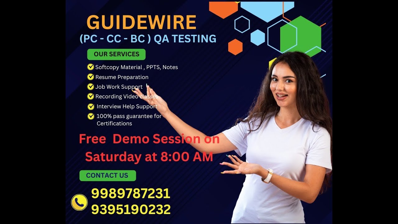 Guidewire Testing | PC-CC-BC | Guidewire Policy Center | Realtime Project training in Hyderabad