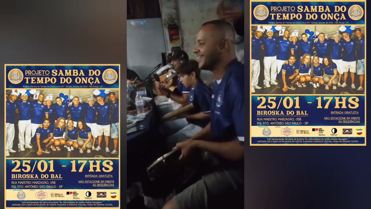 Projeto Samba do Tempo do Onça 2026
