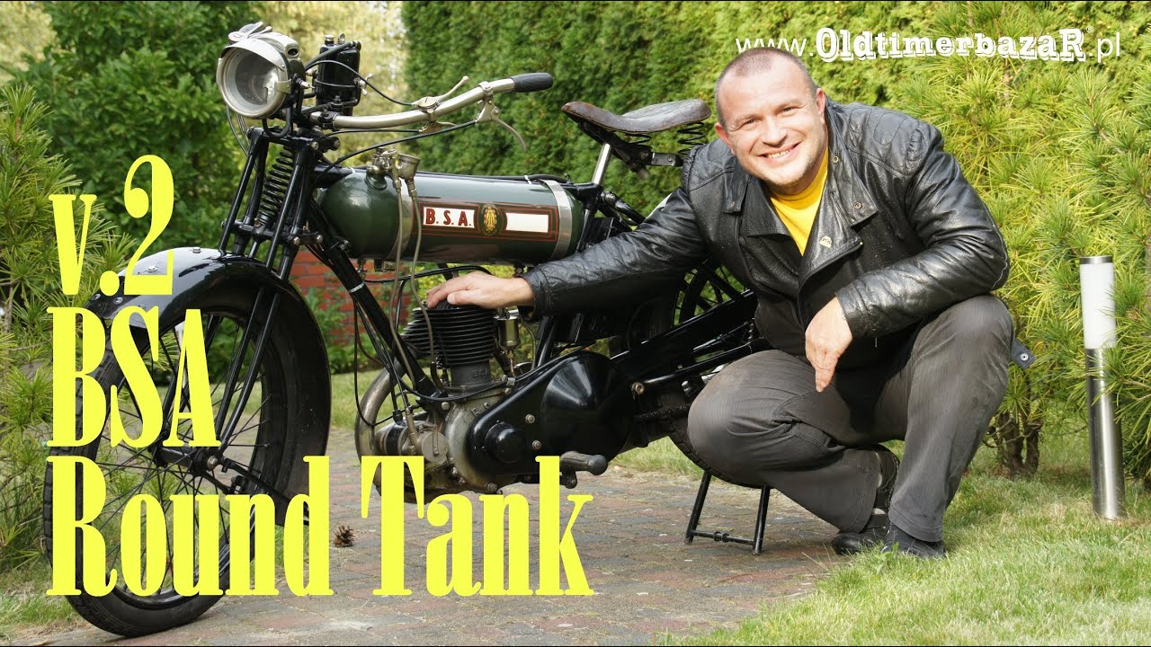 OldtimerbazaR BSA model 2,49 HP - Round Tank - część 2