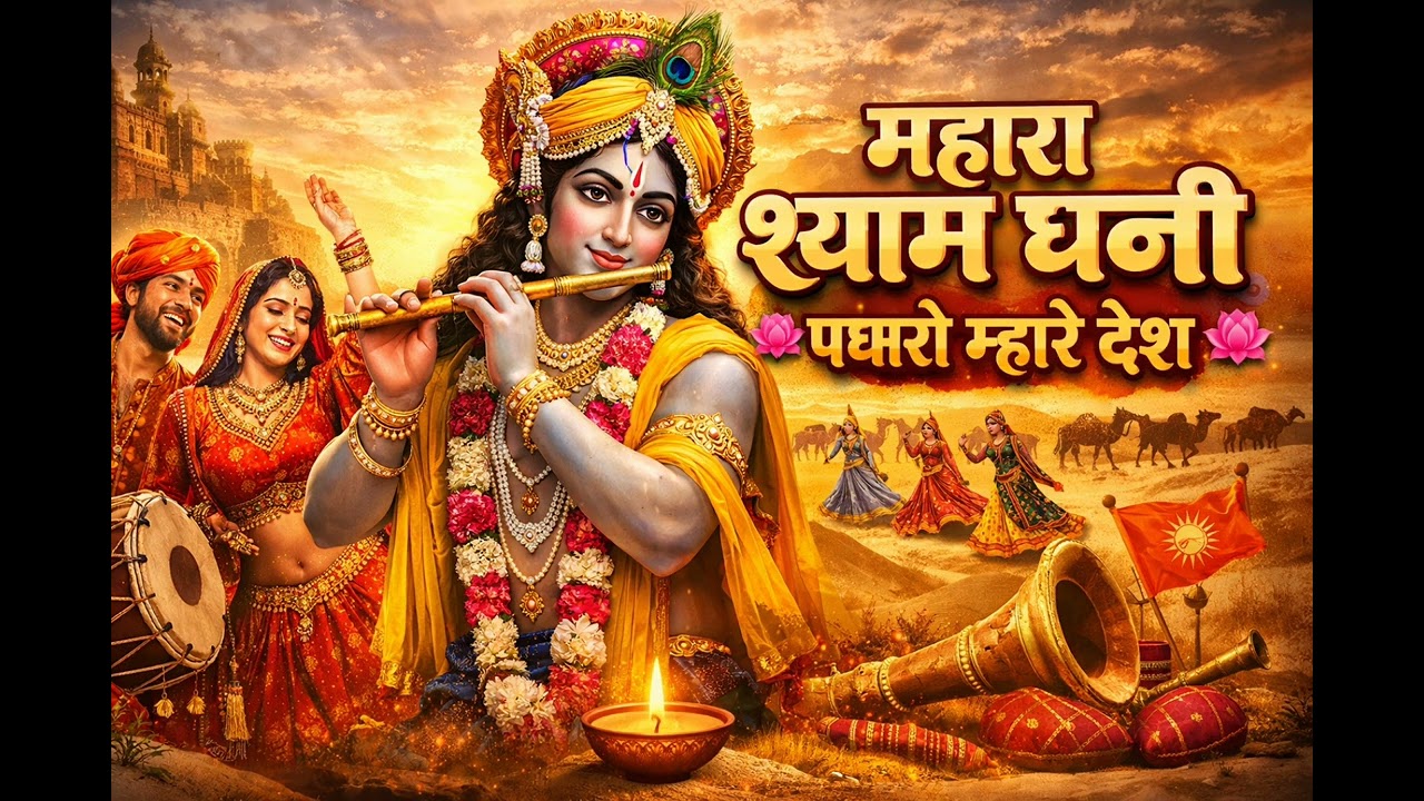 म्हारा श्याम धणी पधारो म्हारे देश | New Rajasthani Krishna Bhajan 2026 | Latest Shyam Bhajan |DJ Mix