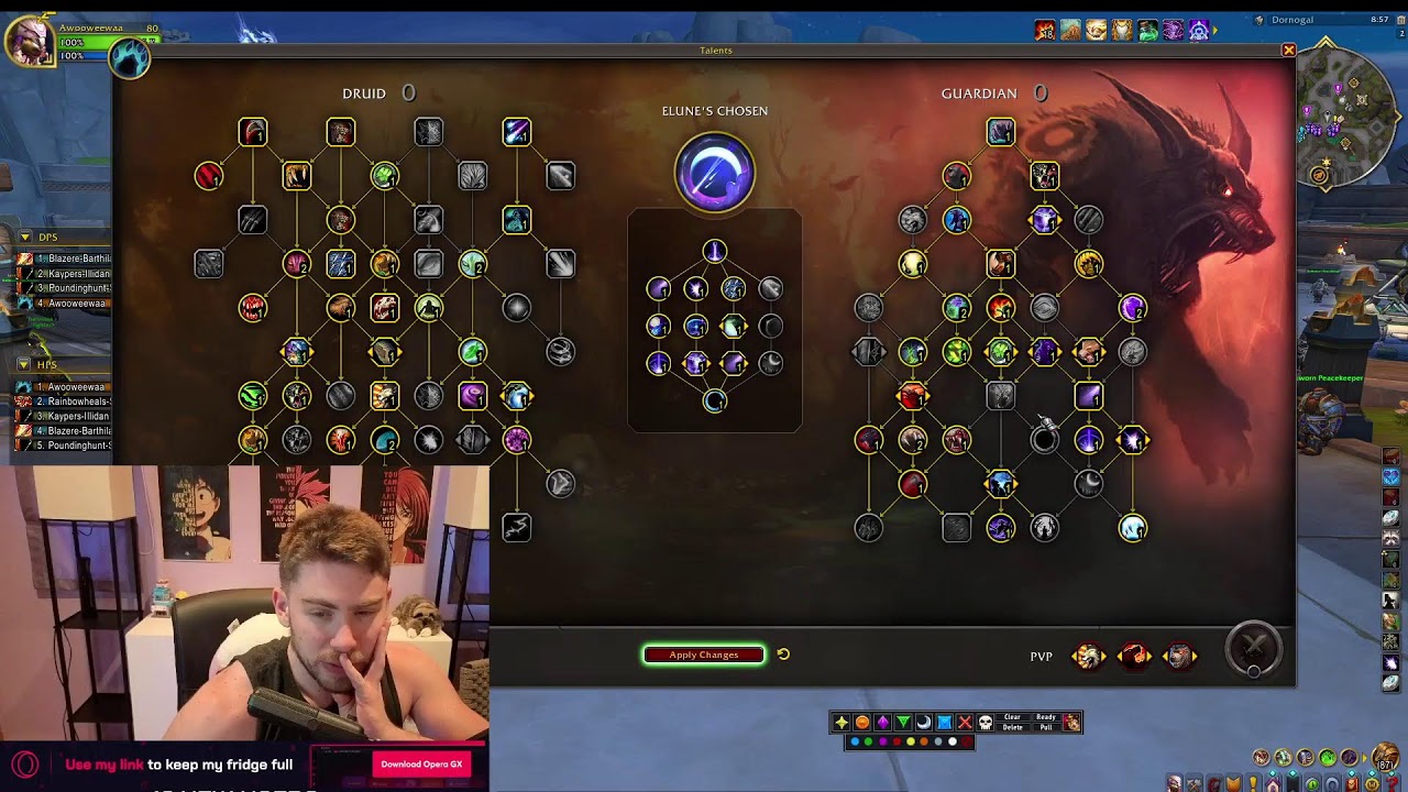 Guardian Druid Prepatch! New talents/build! Do we still macro ironfur?! Come hangout and say hi!