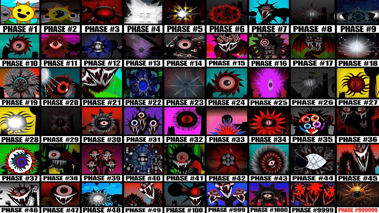 🔥 Incredibox Sprunki Mix – Phase 1000–99999 vs Mr Sun (1–99999)