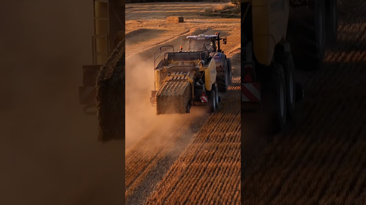 PRESSAGE DE PAILLE 🌄 #newholland