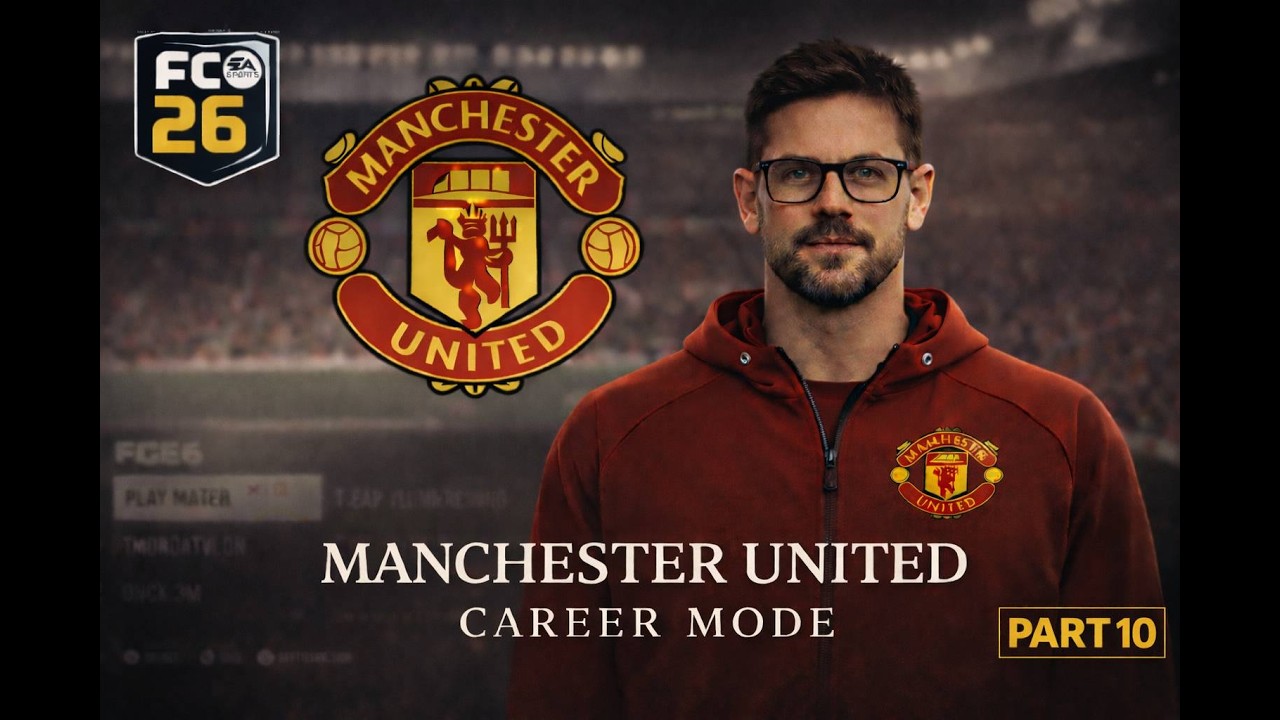 Man United FC26 Career Ep. 10 | Gameplay + Shock Transfer News | Hairdryer ASMR