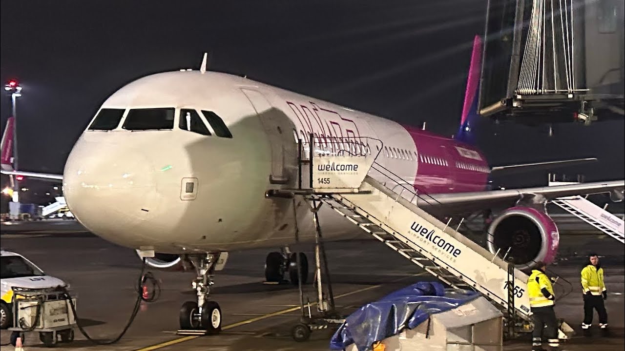 Airbus A321-200 а/к Wizz Air | 🇪🇸Аликанте - 🇵🇱Гданьск | Vuelo Alicante-Gdansk