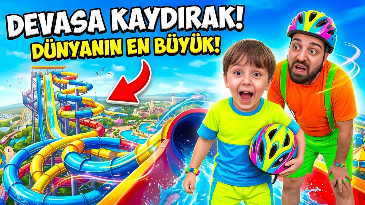 TÜRKİYE'NİN EN BÜYÜK KAYDIRAĞINA ÇIKTIK! 😱 (Dev Parkur Macerası)
