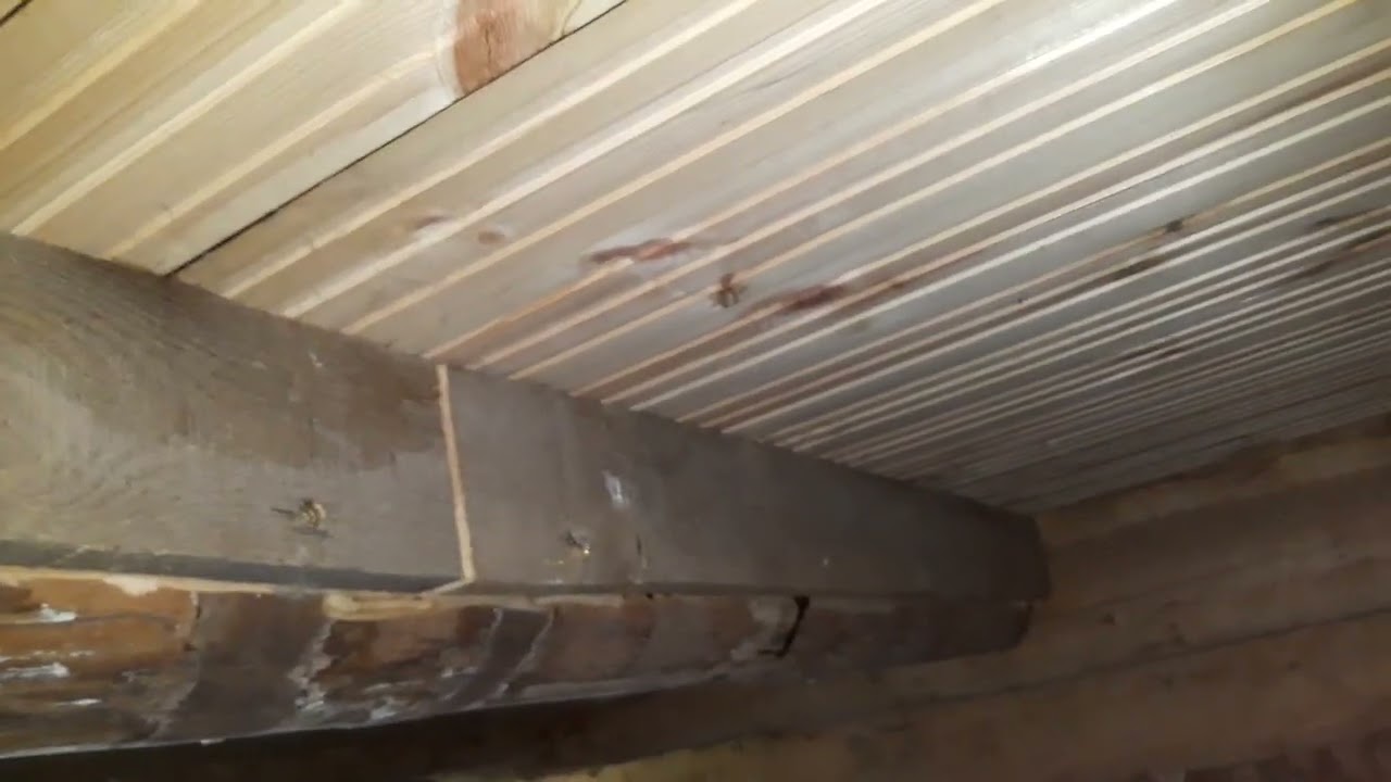 Medinės pirties grindys i&scaron; apačios po 3,5 metų (1) 20230422