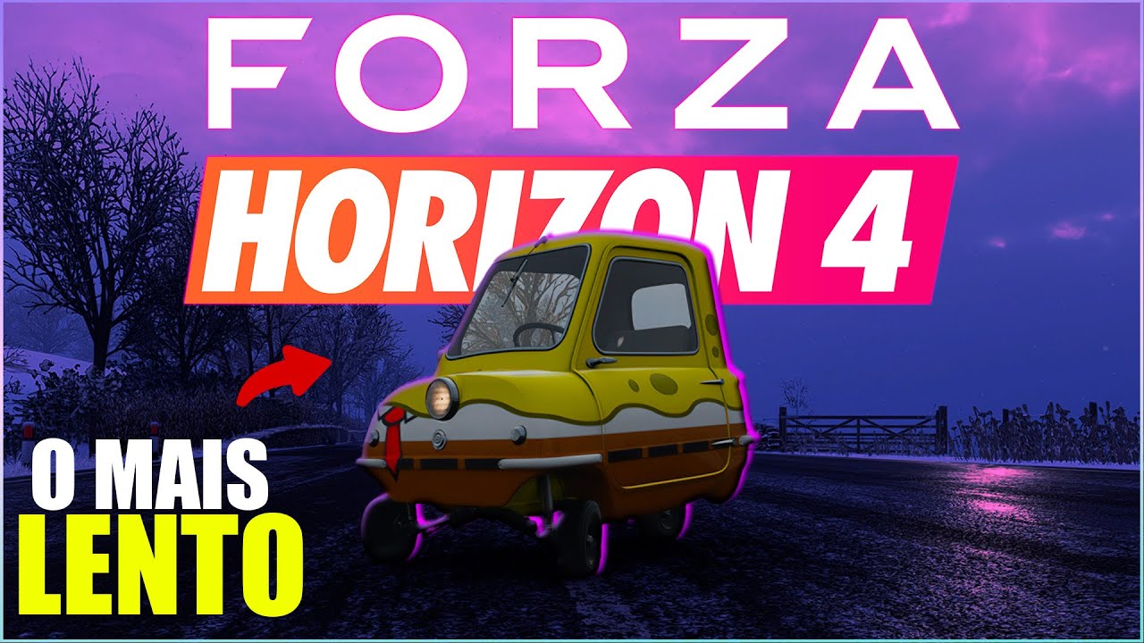 O PIOR CARRO DO FORZA HORIZON NA GOLIATH É INSANO!