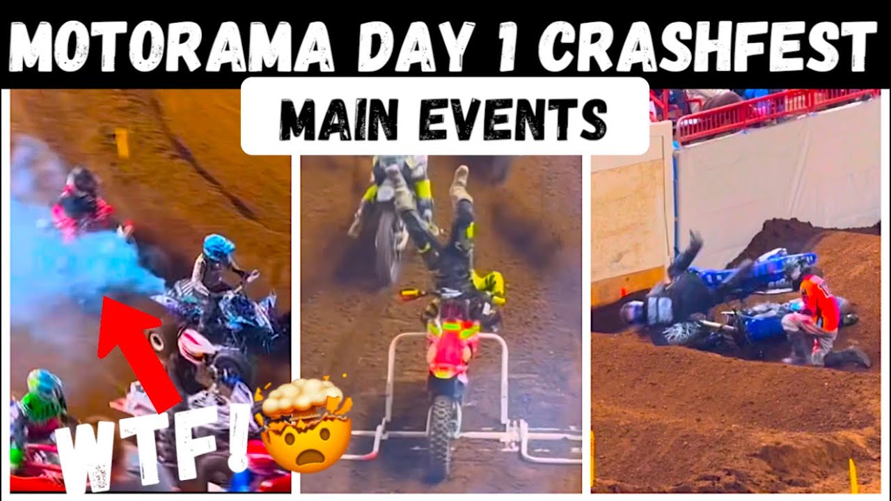 Motorama Has More Crashes Than ANYWHERE! Bikes & Quads OUT OF CONTROL (Day 1 Part 2)