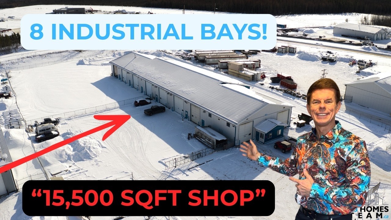Rare Industrial Opportunity in Whitecourt | 8-Bay Shop on 2.75 Acres (Full Tour)