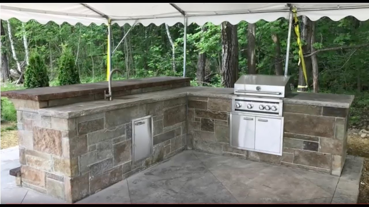 How to Build an Outdoor Kitchen - Modular Panel Assembly