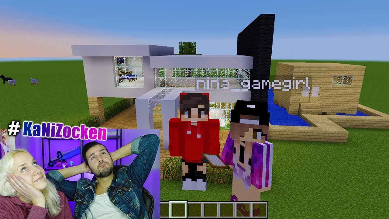 NINAS FERIEN HAUS vs KAANS FERIEN VILLA! Wir brauchen Urlaub -  Minecraft Build Battle #KaNiZocken