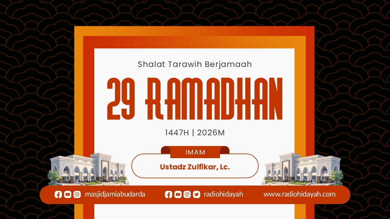 Tarawih Malam ke-29 Ramadhan 1447H | Masjid Jami' Abu Darda'