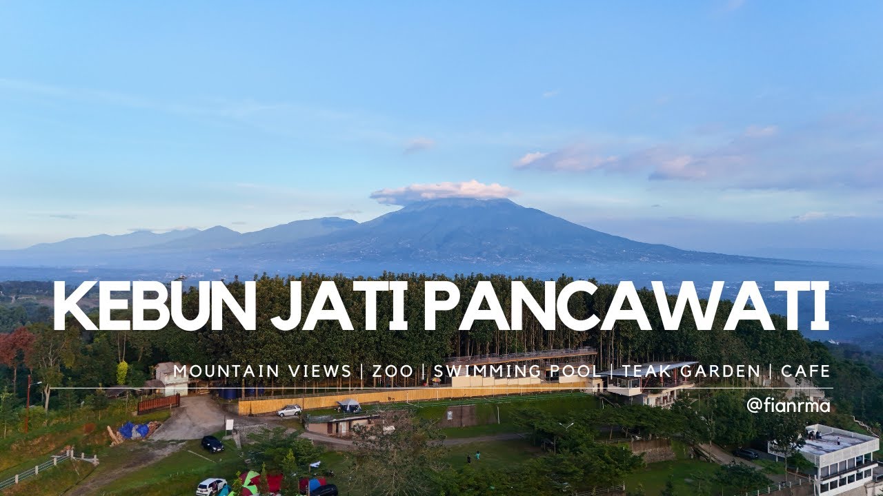 Camping Seru Bareng Keluarga di Kebun Jati Pancawati | Campervan, Playground, Kolam, & View Gunung!
