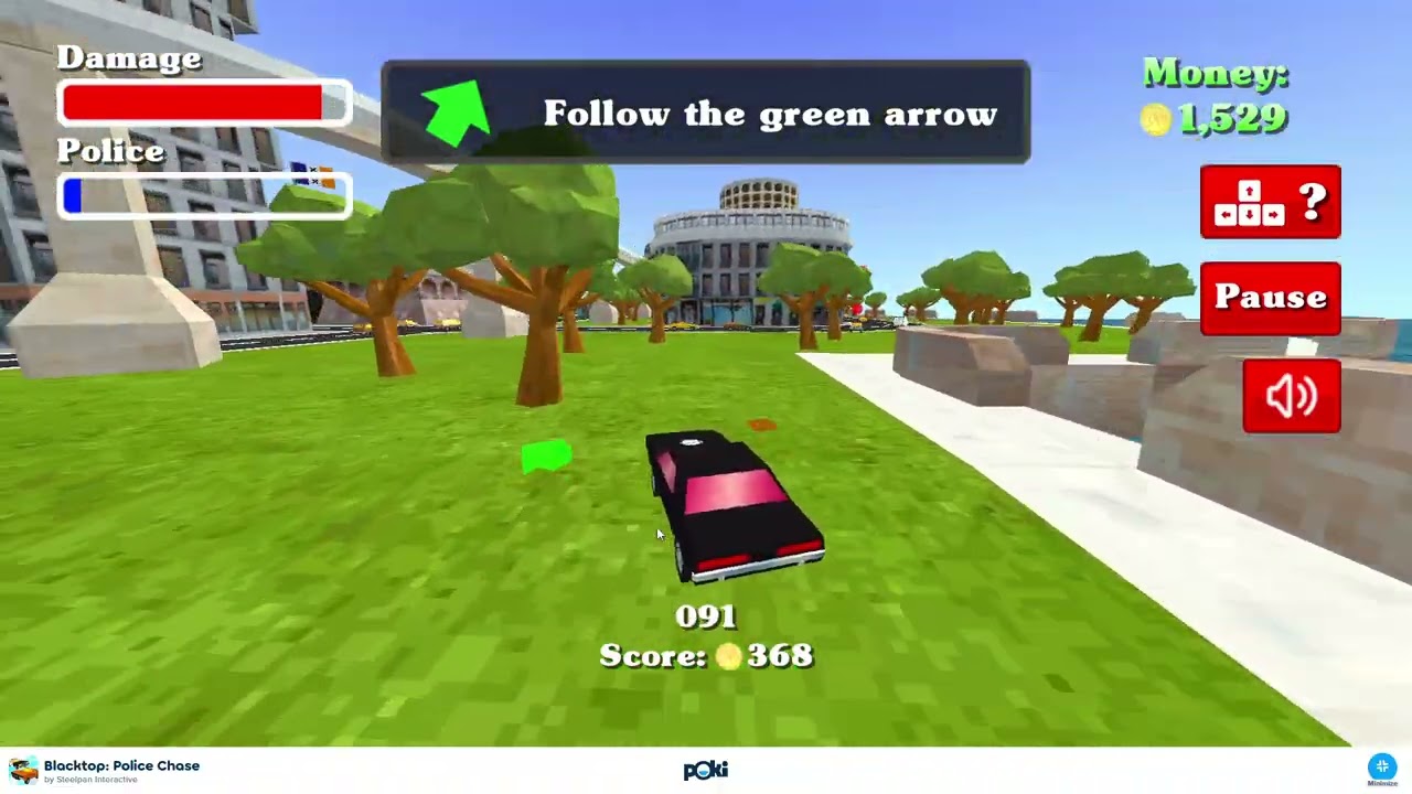 playing blacktop police chase ( part 2 )